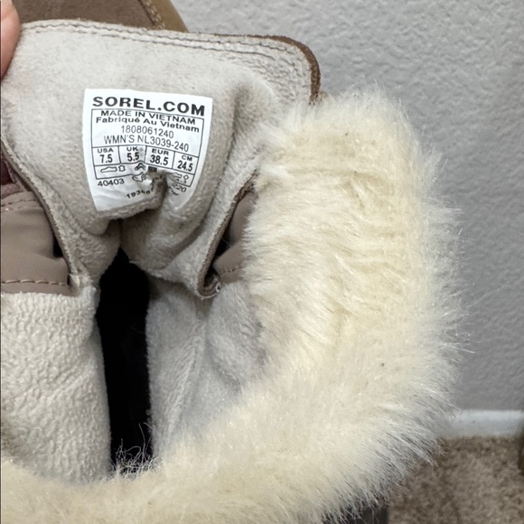 Sorel Explorer Joan Suede Boots Size 7.5 - Picture 6 of 6